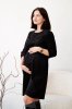 Платье для беременных и кормящих 4132140 черное