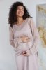 Нарядная блуза для беременных 4385759 пудра