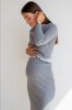 Трикотажный костюм для беременных и кормящих 4477153-4 серый