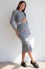 Трикотажный костюм для беременных и кормящих 4477153-4 серый