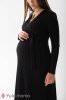 Платье для беременных и кормящих Pamela черное