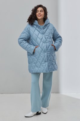 Теплая куртка Akari для беременных - голубая