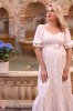 Платье для беременных и кормящих Mary молочное