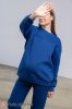 Теплый спортивный костюм для беременных и кормящих Vieno синий