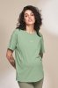 Стильная футболка для беременных и кормящих Muse зеленый