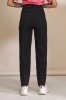Чорні штани з високим поясом для вагітних Lone