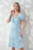 Елегантна сукня для вагітних та годуючих з блакитними квітами Eileen