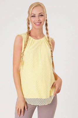 Блуза для беременных 4097280 жёлтая