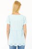 Блуза для беременных 3093074 голубой