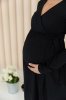 Платье Bondy для беременных и кормящих - черное