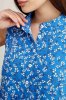 Літнє плаття Sofia для вагітних та годуючих у квітку - Синій