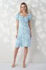 Елегантна сукня для вагітних та годуючих з блакитними квітами Eileen