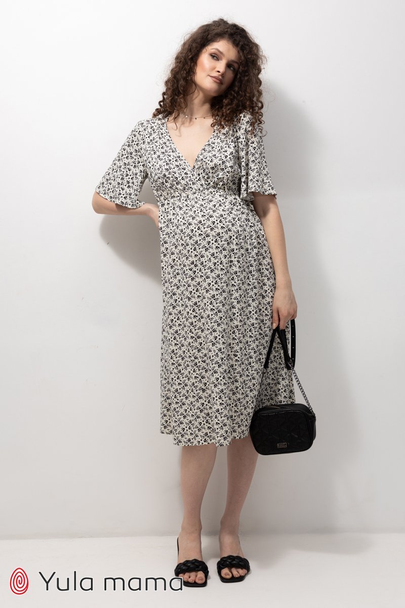 Летнее платье Joselyn для беременных и кормящих - цветочки