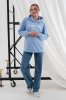 Широкие джинсы для беременных Anne синие