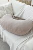 Бежева однотонна подушка для годування NUR-1.2.12