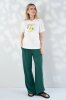 Прямі брюки для вагітних із тенселю — Mara смарагдові