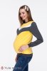 Свитшот для беременных и кормящих Deni желтый