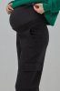 Теплі штани-карго Kirsten для вагітних - чорні