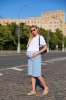 Джинсові шорти для вагітних Marbella - блакитні