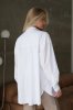 Блуза рубашка для беременных и кормящих мам 2101765 белая