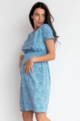 Платье для беременных и кормящих 3178768 голубой