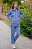 Спортивный костюм для беременных и кормящих 4218114-4 голубой