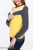 Свитшот для беременных и кормящих Deni желтый