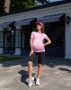 Футболка Valencia для вагітних та годуючих - рожевий