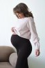 Довгі лосини для вагітних Hilla new чорні