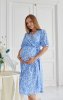 Сарафан Salou для вагітних та годуючих - Синій у квітку