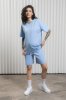 Хлопковый костюм для беременных и кормящих Mikaela голубой