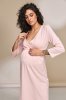 Базовая ночная рубашка для беременных и кормящих Alisa розовый