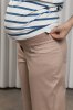 Свободные штаны МОМ для беременных Sheldon бежевые