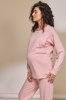 Тепла піжама для вагітних та годуючих Wendy рожевий