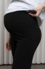 Прямі штани Laylo для вагітних - чорні