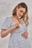 Сукня для вагітних та годуючих Amadeya молочна