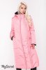 Пальто для беременных Tokyo черно-розовое