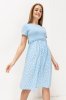 Платье для беременных и кормящих Gwinnett голубое