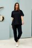 Демисезонные спортивные штаны Shanghai для беременных - чёрные