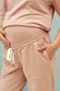 Демисезонные спортивные штаны Shanghai для беременных - пудровые