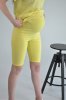 Велосипедки в рубчик для вагітних Jekky лимон
