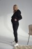 Спортивний костюм демі для вагітних та годуючих Amelia чорний