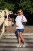 Джинсові шорти для вагітних Bodrum — синій