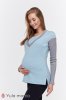 Джемпер для беременных и кормящих Siena голубой
