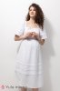 Сукня Aurora для вагітних та годуючих - біла