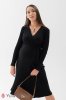 Платье для беременных и кормящих Pamela черное