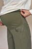 Стильные брюки МОМ для беременных Lone оливка
