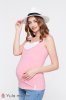 Майка для вагітних і годуючих мам Tilla яскраво-рожева