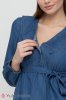 Джинсовое платье для беременных и кормящих Fendi джинсово-синий