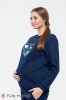 Спортивний костюм для вагітних і годуючих Darina темно-синій